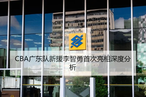 CBA广东队新援李智勇首次亮相深度分析